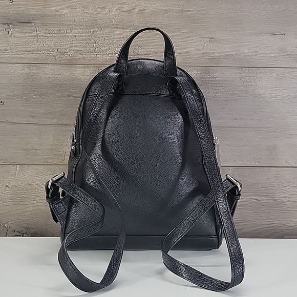 MICHAEL KORS Black Pebble Leather Backpack - Picture 3 of 16